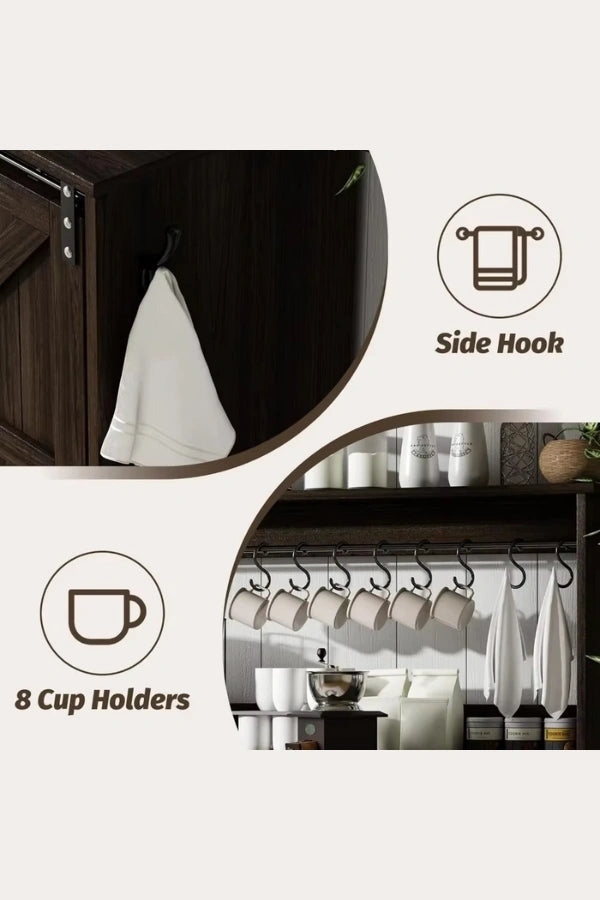 Landhaus-Kaffeebar-Sideboard