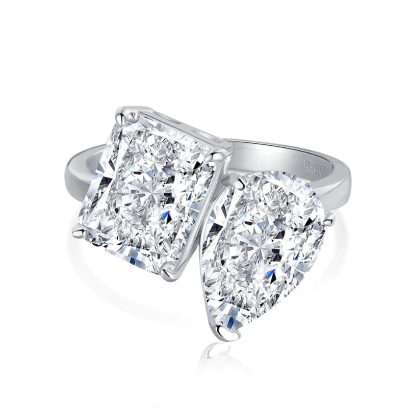 Eliza Ring mit zwei Steinen