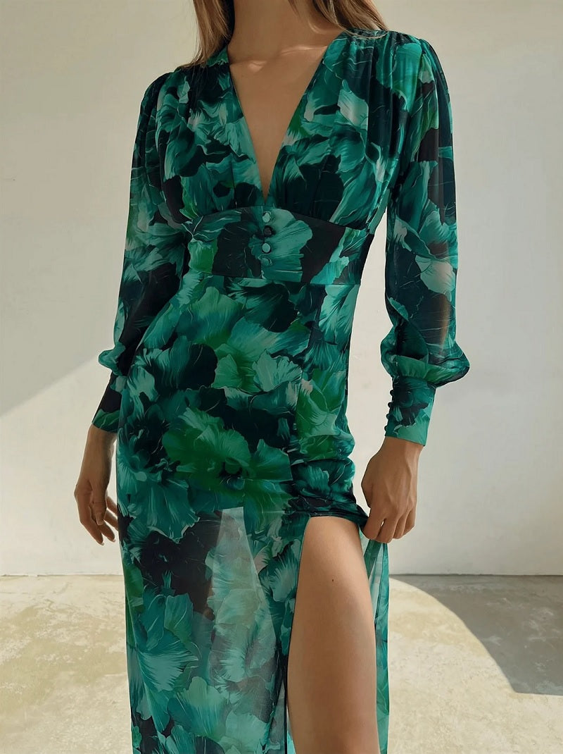 Madeline Langärmeliges Kleid
