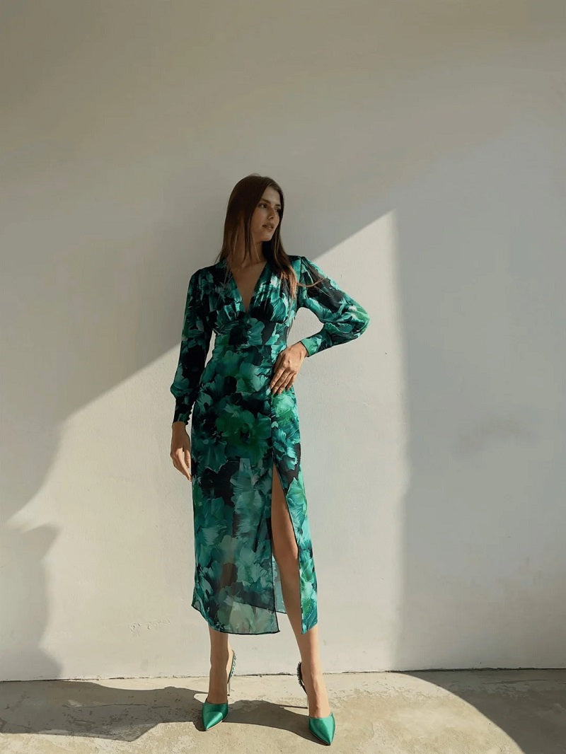 Madeline Langärmeliges Kleid