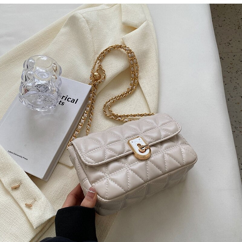 Rosa Stepptasche