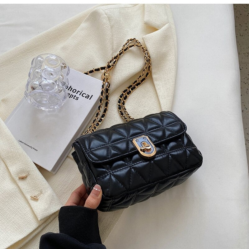 Rosa Stepptasche