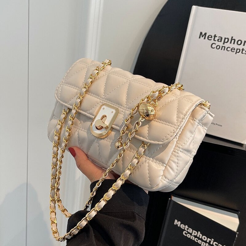 Rosa Stepptasche