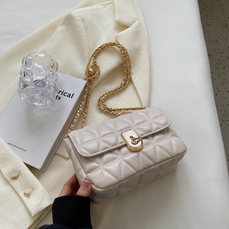 Rosa Stepptasche