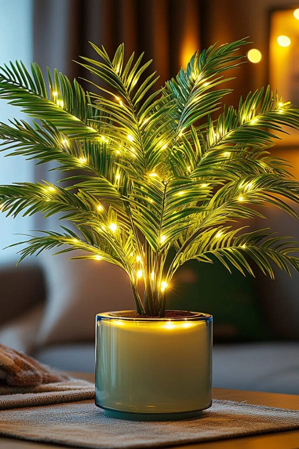 Paradiesische Palmenlampe
