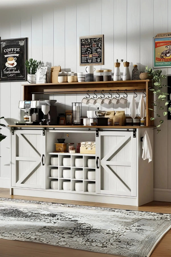 Landhaus Kaffeebar Schrank