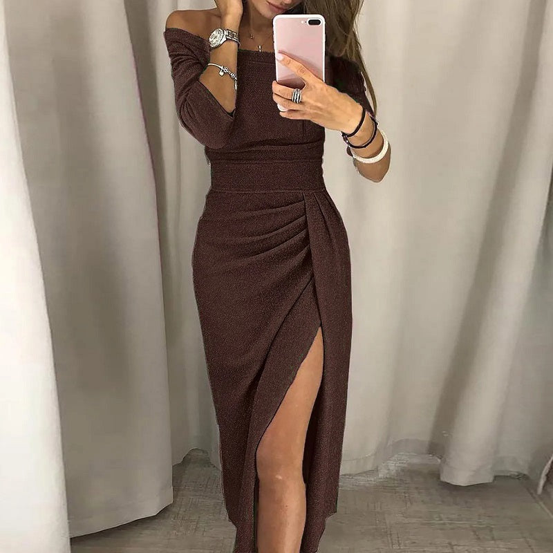 Katness Schlitzkleid