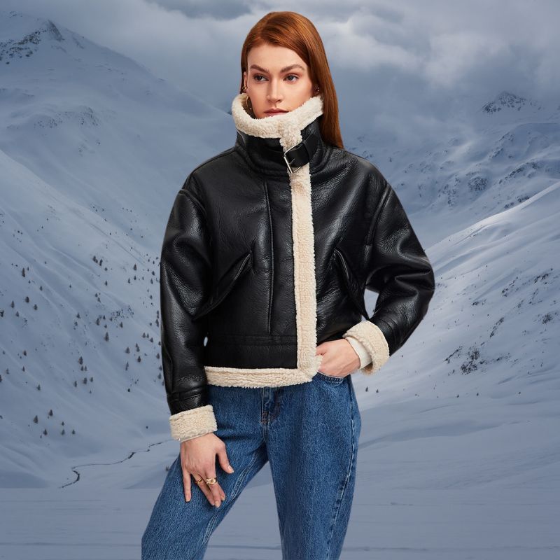 Lyka Lederjacke