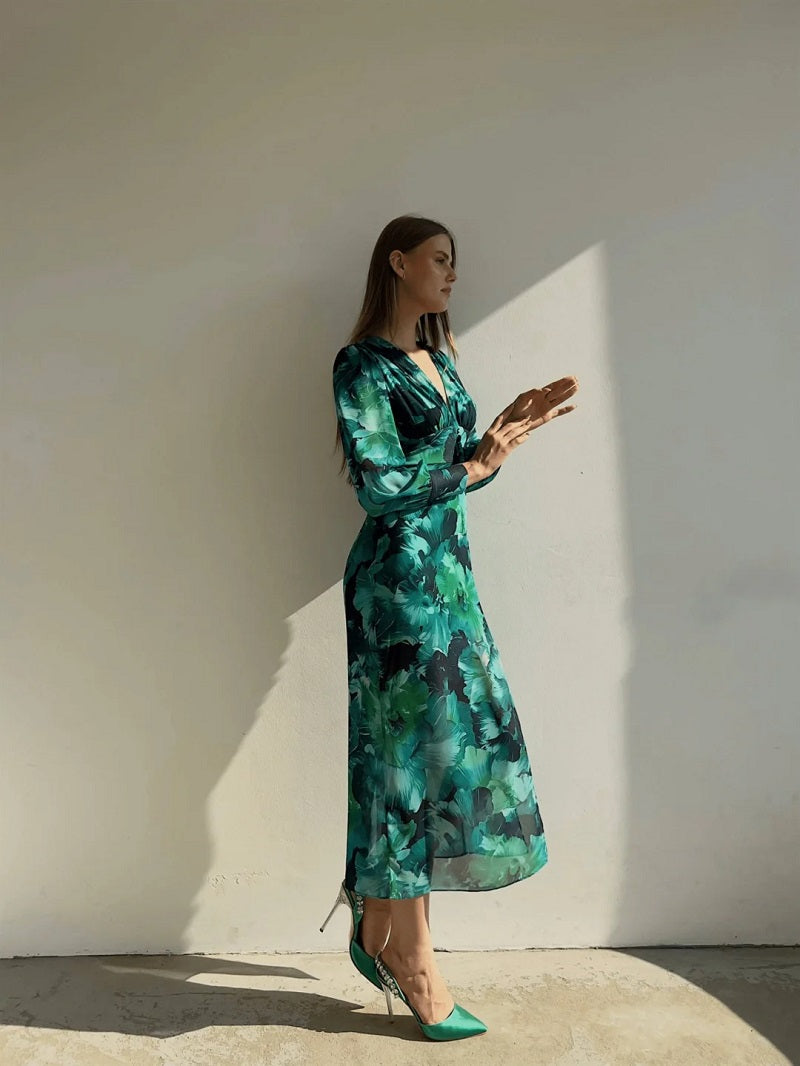 Madeline Langärmeliges Kleid
