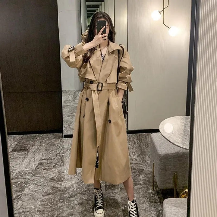 Langer Trenchcoat Rea