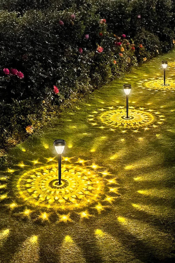 Schimmernde Gartenlichter